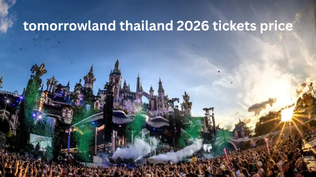 tomorrowland thailand 2026 tickets price