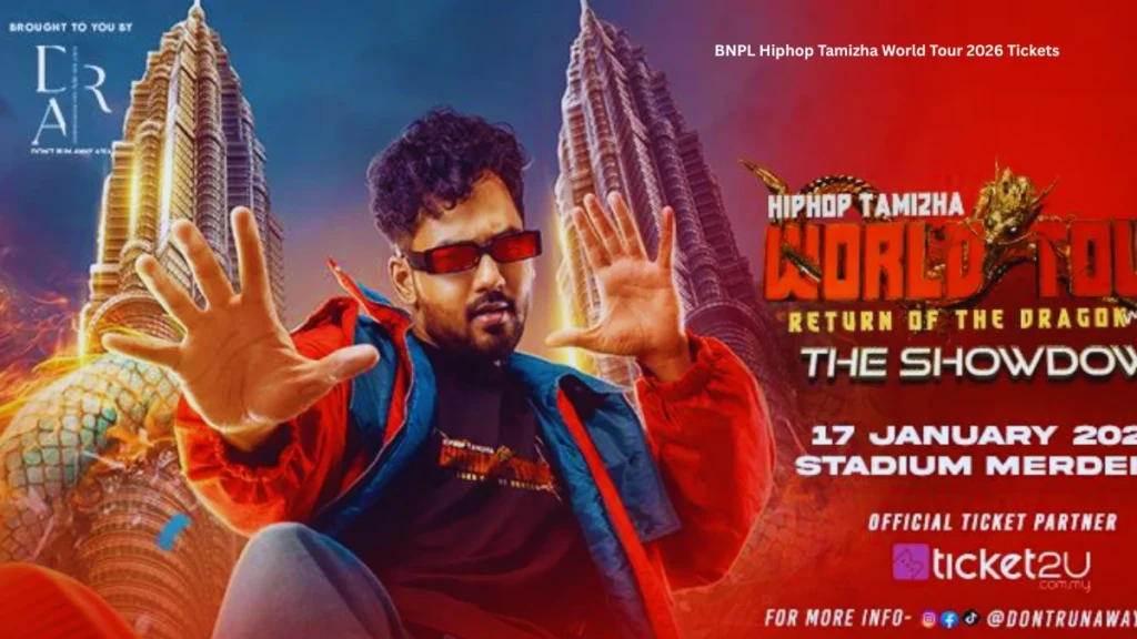 BNPL Hiphop Tamizha World Tour 2026 Tickets