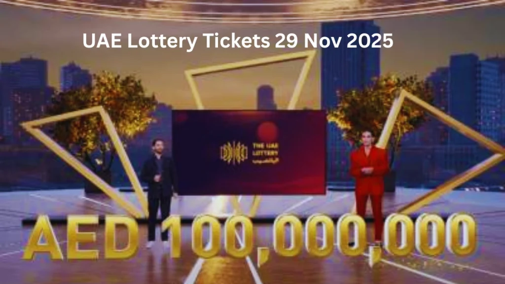 UAE Lottery Tickets 29 Nov 2025