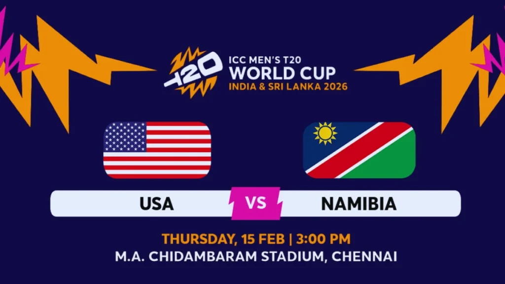 USA vs Namibia 2026 Tickets