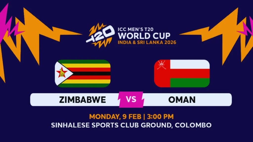 Zimbabwe vs Oman Tickets