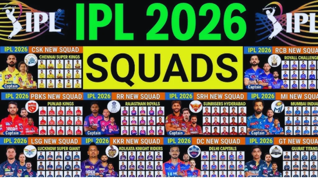 IPL 2026 Team List