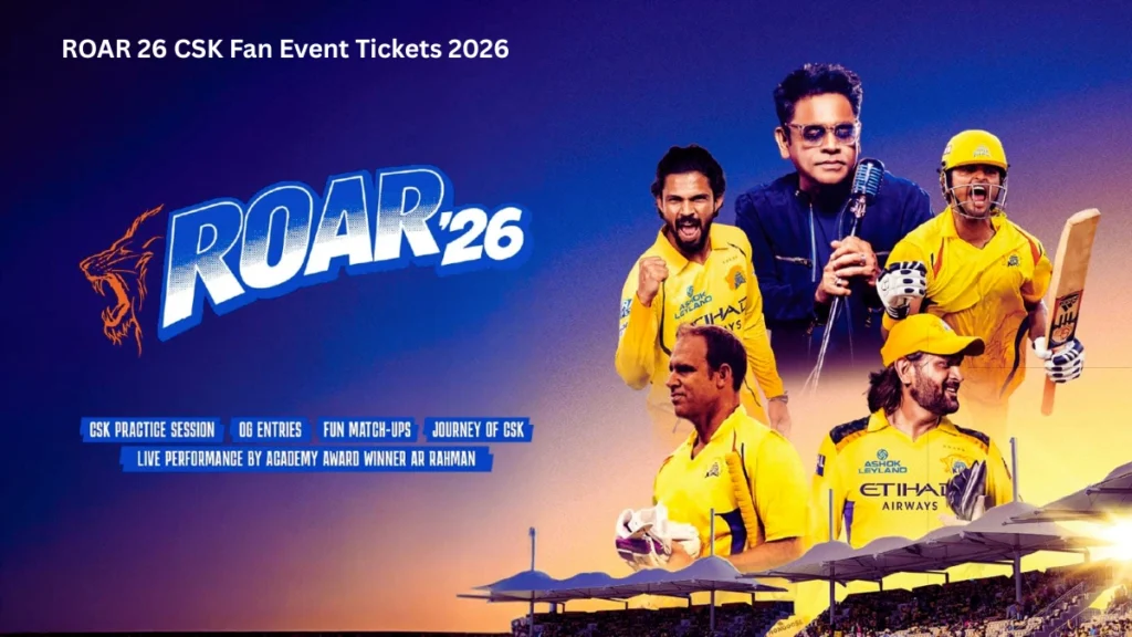 ROAR 26 CSK Fan Event Tickets 2026