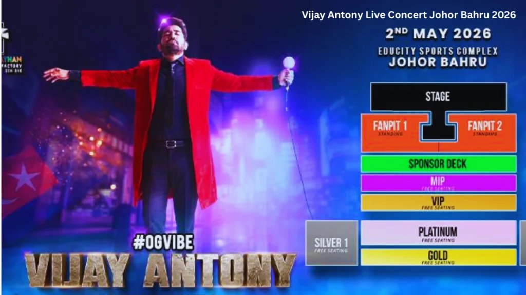 Vijay Antony Live Concert Johor Bahru 2026