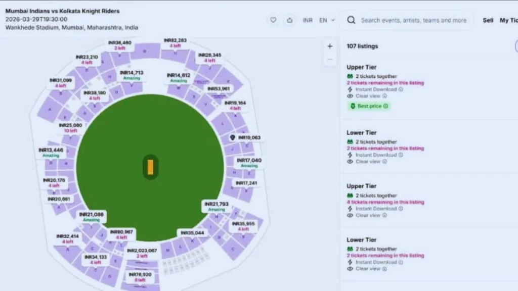 Wankhede Stadium Layout
