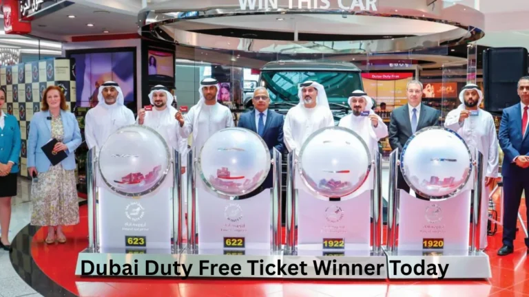 Dubai Duty Free Ticket Winner Today