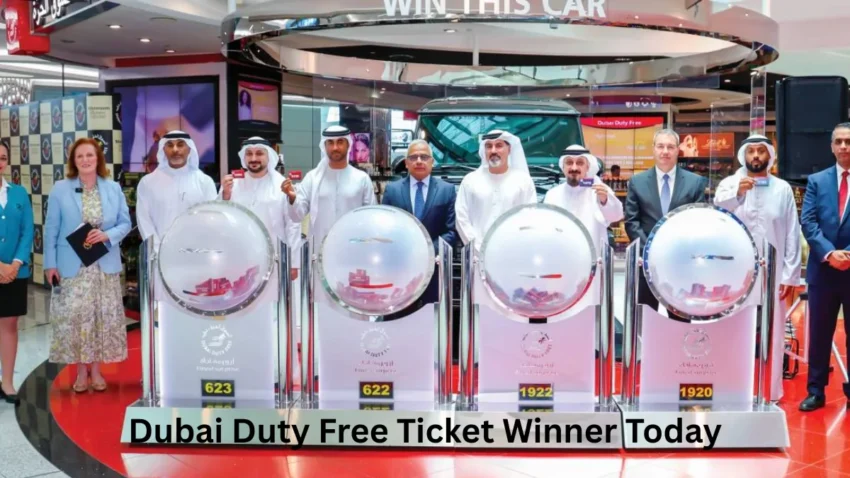 Dubai Duty Free Ticket Winner Today