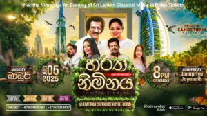 Haritha Nimanaya An Evening of Sri Lankan Classical Music in Dubai Tickets