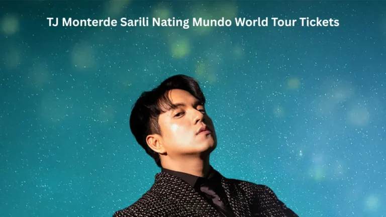 TJ Monterde Sarili Nating Mundo World Tour Tickets