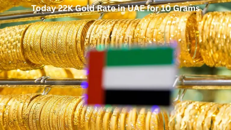 Today 22K Gold Rate in UAE for 10 Grams