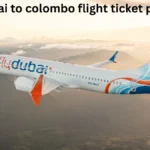 dubai to colombo flight ticket price