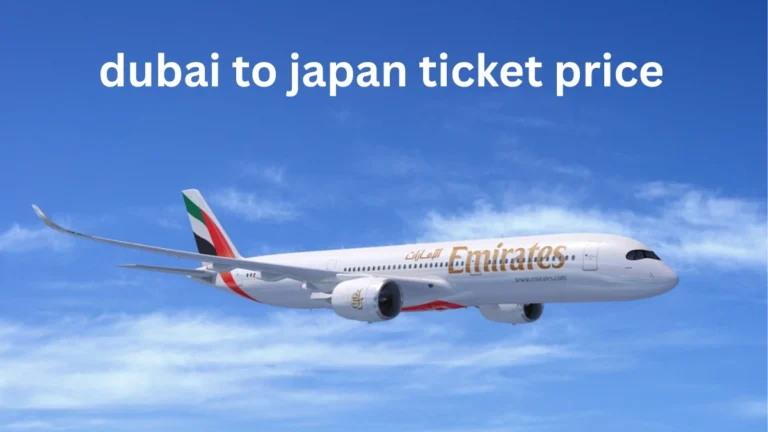 dubai to japan ticket price