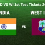 IND VS WI 1st Test Tickets