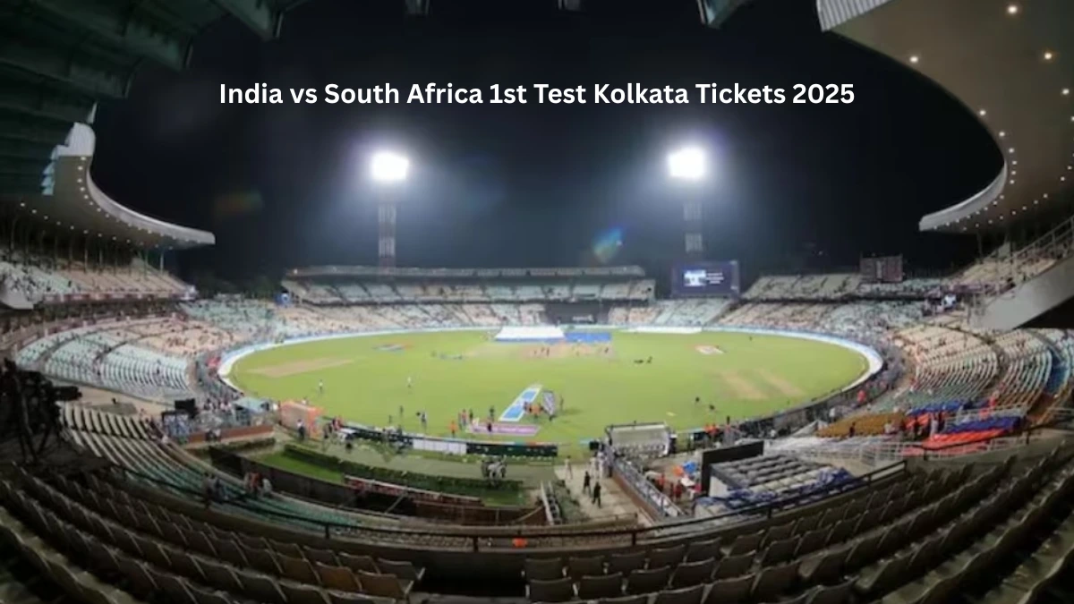 India vs South Africa 1st Test Kolkata Tickets 2025