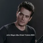 John Mayer Abu Dhabi Tickets 2026