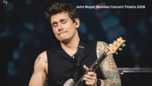 John Mayer Mumbai Concert Tickets 2026