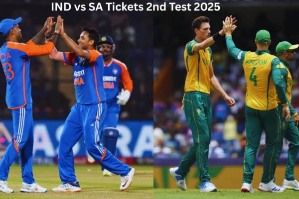 IND vs SA Tickets 2nd Test 2025
