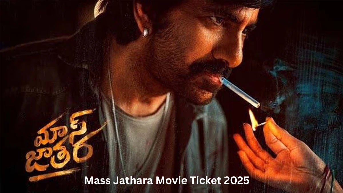 Mass Jathara Movie Ticket 2025