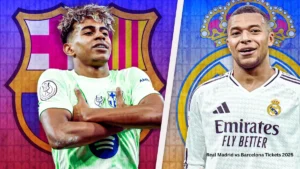 Real Madrid vs Barcelona Tickets 2025 – El Clásico at Santiago Bernabéu Real Madrid vs Barcelona Tickets 2025