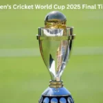 Women’s Cricket World Cup 2025 Final Tickets