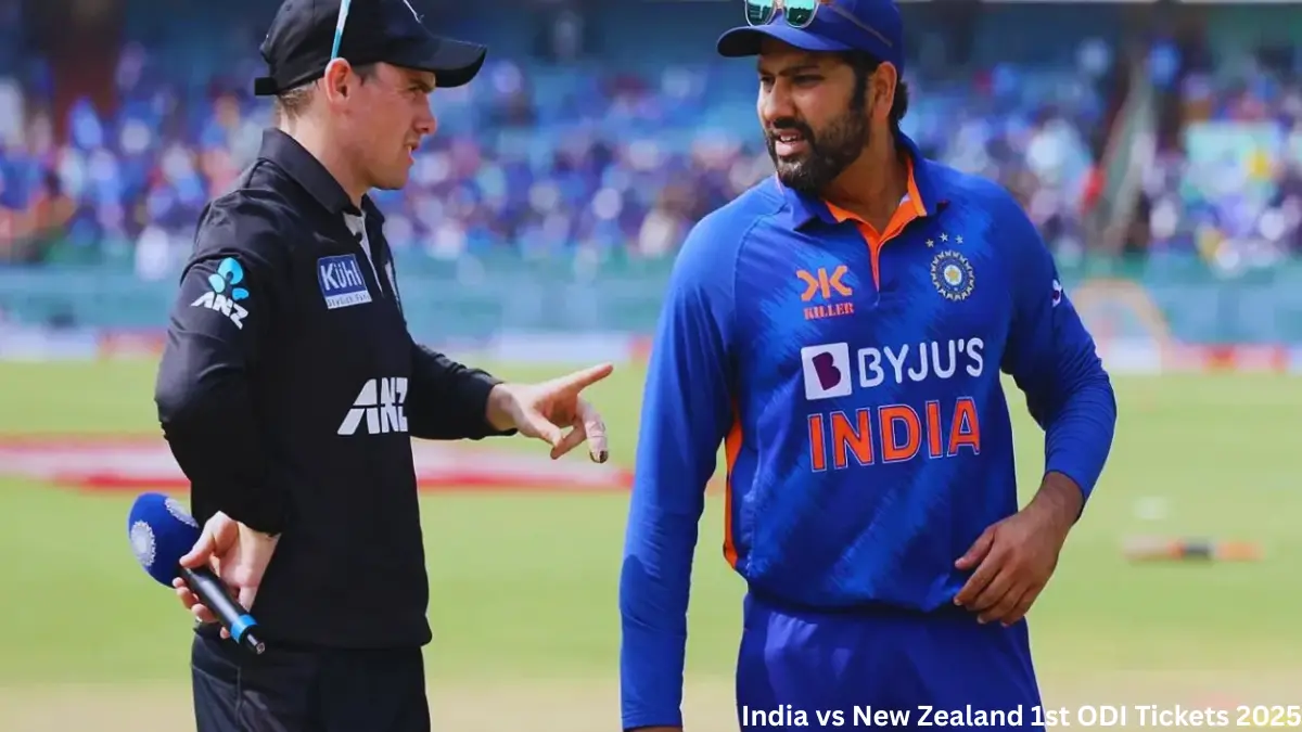 India vs New Zealand 1st ODI Tickets 2025