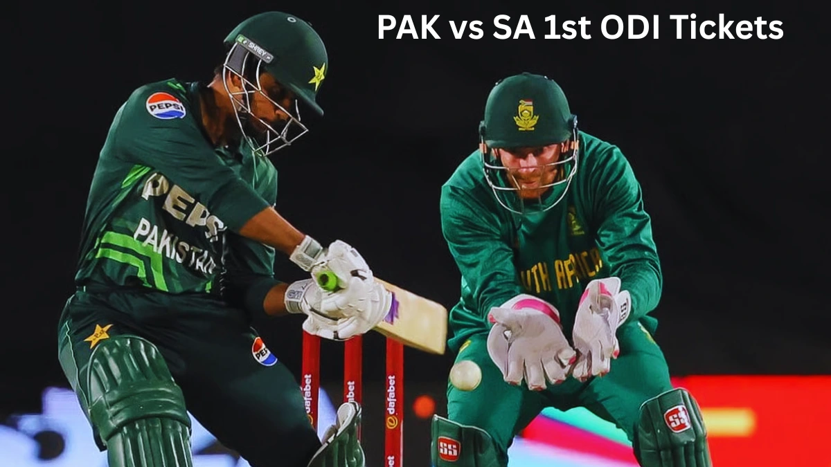 PAK vs SA 1st ODI Tickets