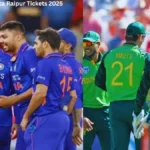 India vs South Africa Raipur Tickets 2025