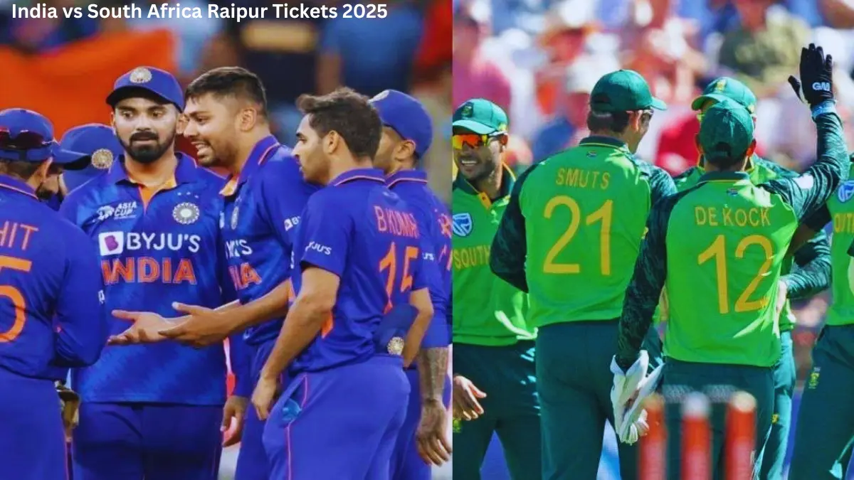 India vs South Africa Raipur Tickets 2025