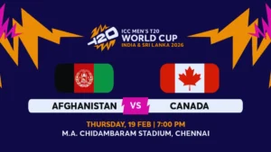 Afghanistan vs Canada tickets 2026