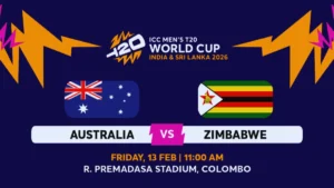 Australia vs Zimbabwe Tickets 2026