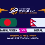 Bangladesh vs Nepal Tickets 2026