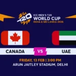 Canada vs United Arab Emirates Tickets 2026