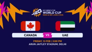 Canada vs United Arab Emirates Tickets 2026