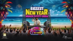 Chennai New Year Beach Party 2026 | MGM Beach Resorts Tickets
