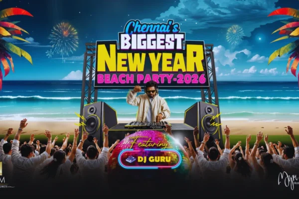 Chennai New Year Beach Party 2026 | MGM Beach Resorts Tickets