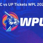 DC vs UP Tickets WPL 2026