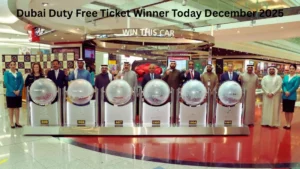 Dubai Duty Free Ticket Winner Today December 2025