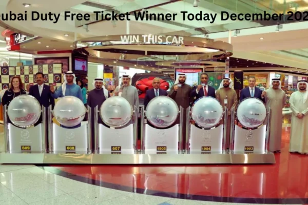 Dubai Duty Free Ticket Winner Today December 2025