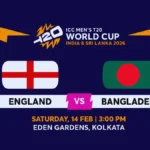 England vs Bangladesh 2026 Tickets