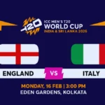 England vs Italy Tickets