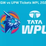 GGW vs UPW Tickets WPL 2026