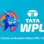 Gujarat Giants vs Mumbai Indians WPL Tickets 2026