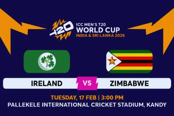IRE vs ZIM 2026 Tickets