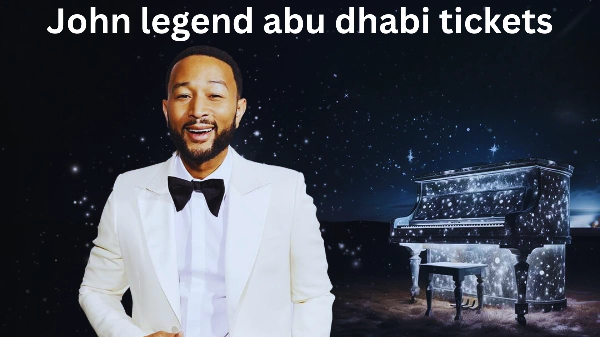 John legend abu dhabi tickets