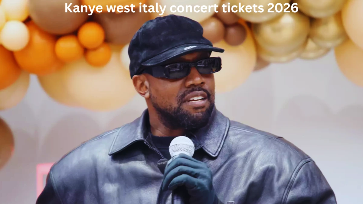 Kanye west italy concert tickets 2026