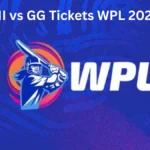 MI vs GG Tickets WPL 2026