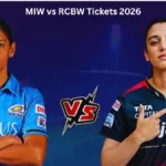 MIW vs RCBW Tickets 2026