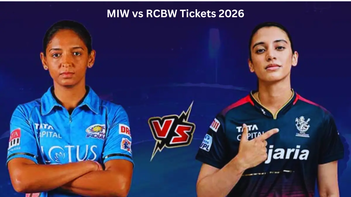 MIW vs RCBW Tickets 2026