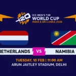 Netherlands vs Namibia Tickets