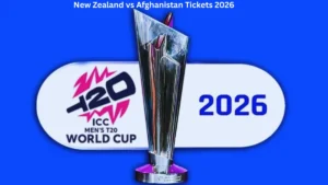 New Zealand vs Afghanistan Tickets 2026